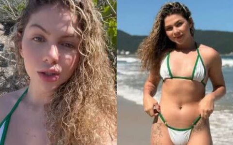 Imagem do post Vídeo: Influencer causa confusão na praia por conta de piercing nas partes íntimas