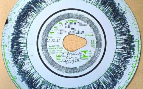 Imagem do post Motorista é flagrado há 30 dias sem trocar tacógrafo na BR-116