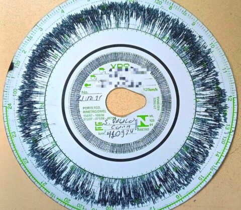 Imagem do post Motorista é flagrado há 30 dias sem trocar tacógrafo na BR-116