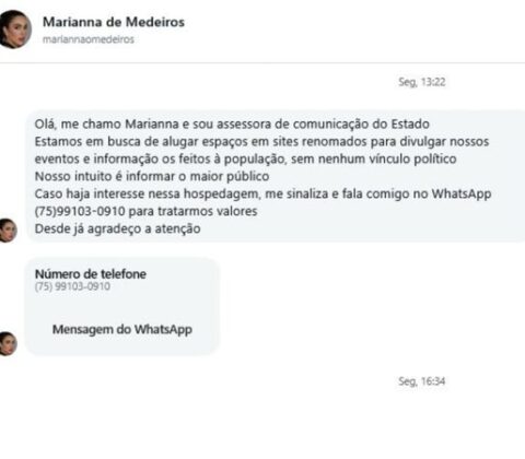 Imagem do post Governo da Bahia faz alerta após golpe usar nome do Estado para “vender” divulgação de eventos