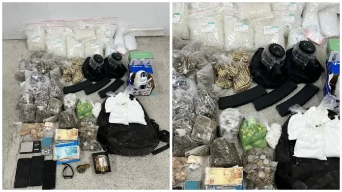 Vera Cruz: PM apreende drogas, munições e carregadores de fuzil do BDM