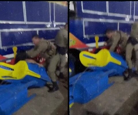 Imagem do post PM é flagrado agredindo mulher durante confusão