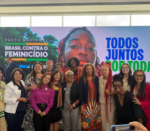 Imagem do post Em Brasília, Ivoneide Caetano participa do lançamento do Pacto Nacional de Enfrentamento ao Feminicídio