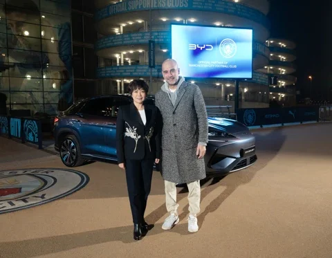 Imagem do post O Bahia é o próximo? BYD fecha com o time do Grupo City e vira parceira oficial do clube