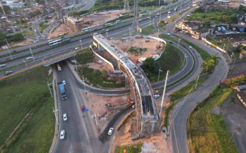 Imagem do post Trecho da BR-324 será travado para avanço das obras do VLT de Salvador