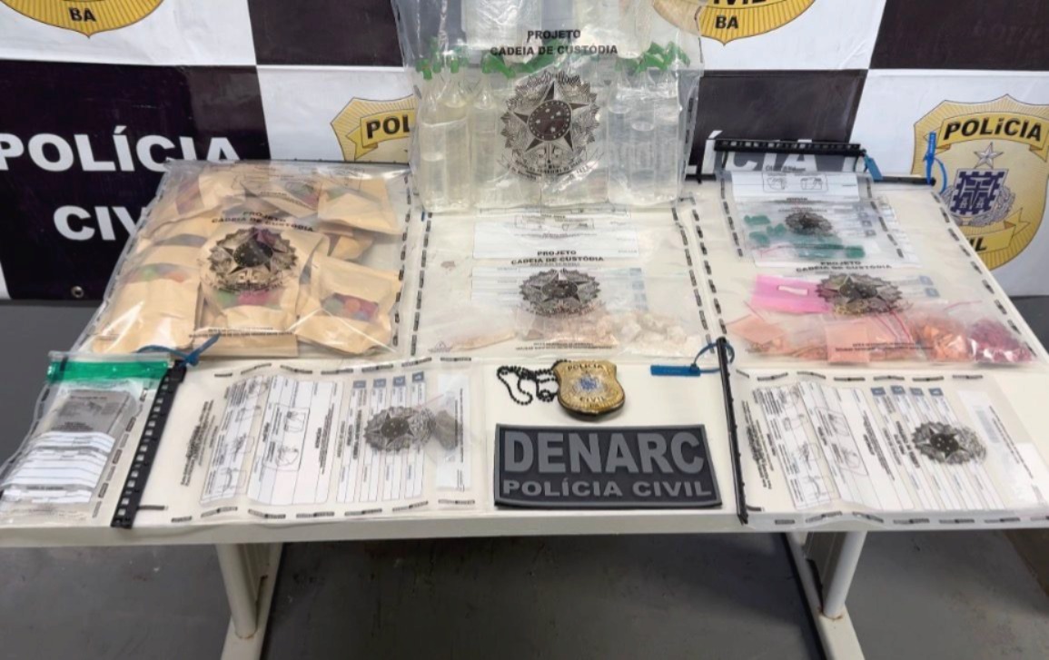 Operação intercepta drogas que seriam vendidas no Carnaval