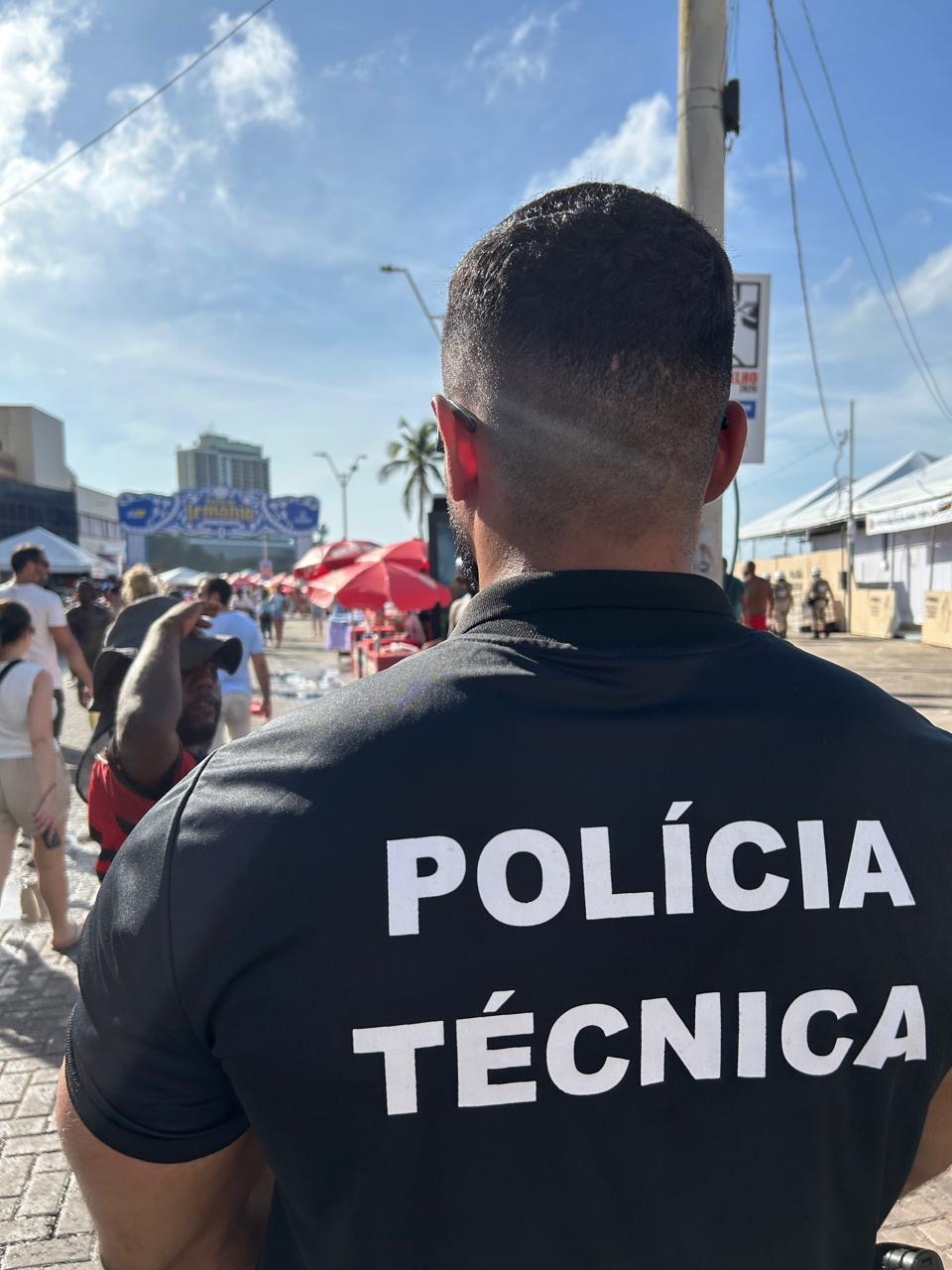 Polícia Técnica monta estrutura para atendimento durante a festa de Iemanjá