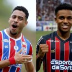 Matheus Bahia e Kayky a caminho do Internacional