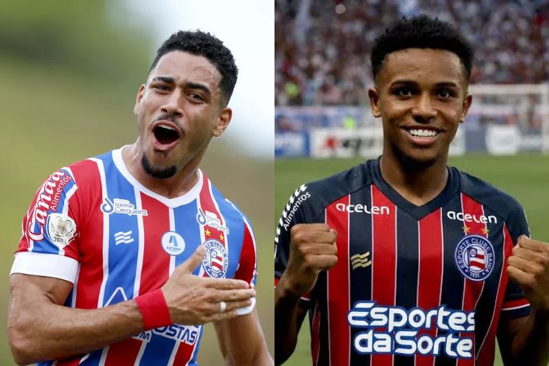 Matheus Bahia e Kayky a caminho do Internacional