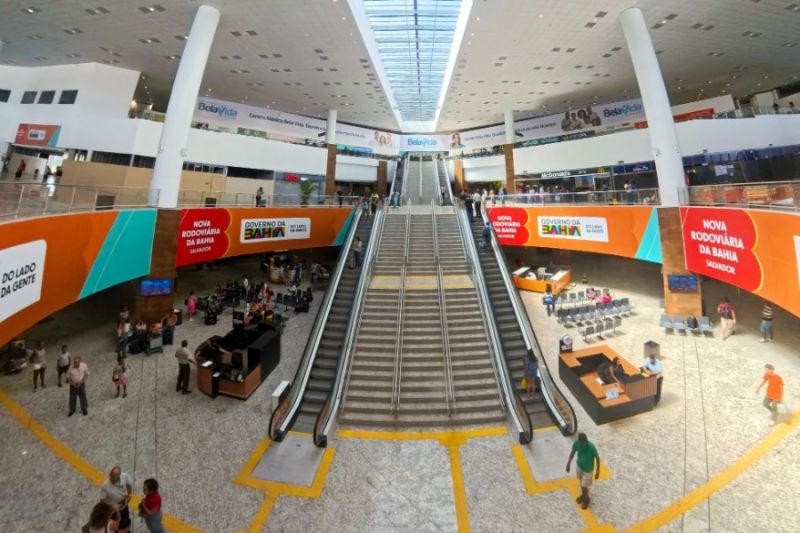 Nova Rodoviária Bahia registra alto fluxo de passageiros nos primeiros 15 dias