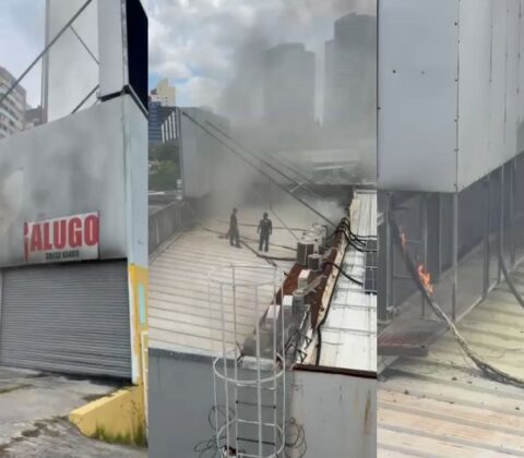 Imagem do post Princípio de incêndio atinge ponto comercial na Av. Tancredo Neves