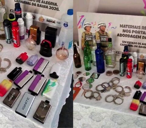 Imagem do post Cigarros eletrônicos são apreendidos nos portais de abordagem do Carnaval