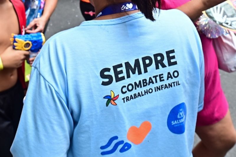Ações da Prefeitura de Salvador combatem trabalho infantil no Carnaval
