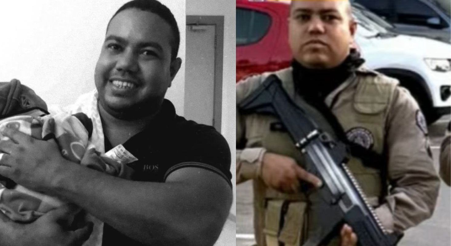 Cabo Glauber morto pelo CV deixa dois filhos; um deles fez aniversário nesta segunda (2)