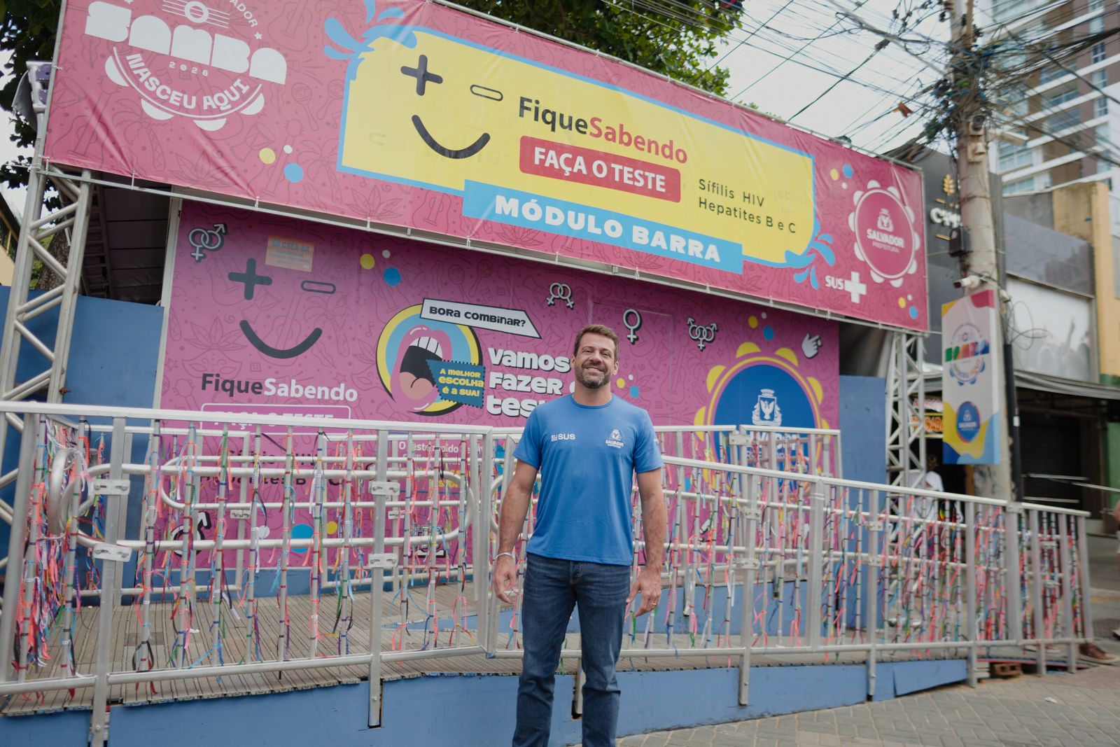 Carnaval com prevenção: testagem de ISTs quase dobra e supera 2,6 mil exames em Salvador