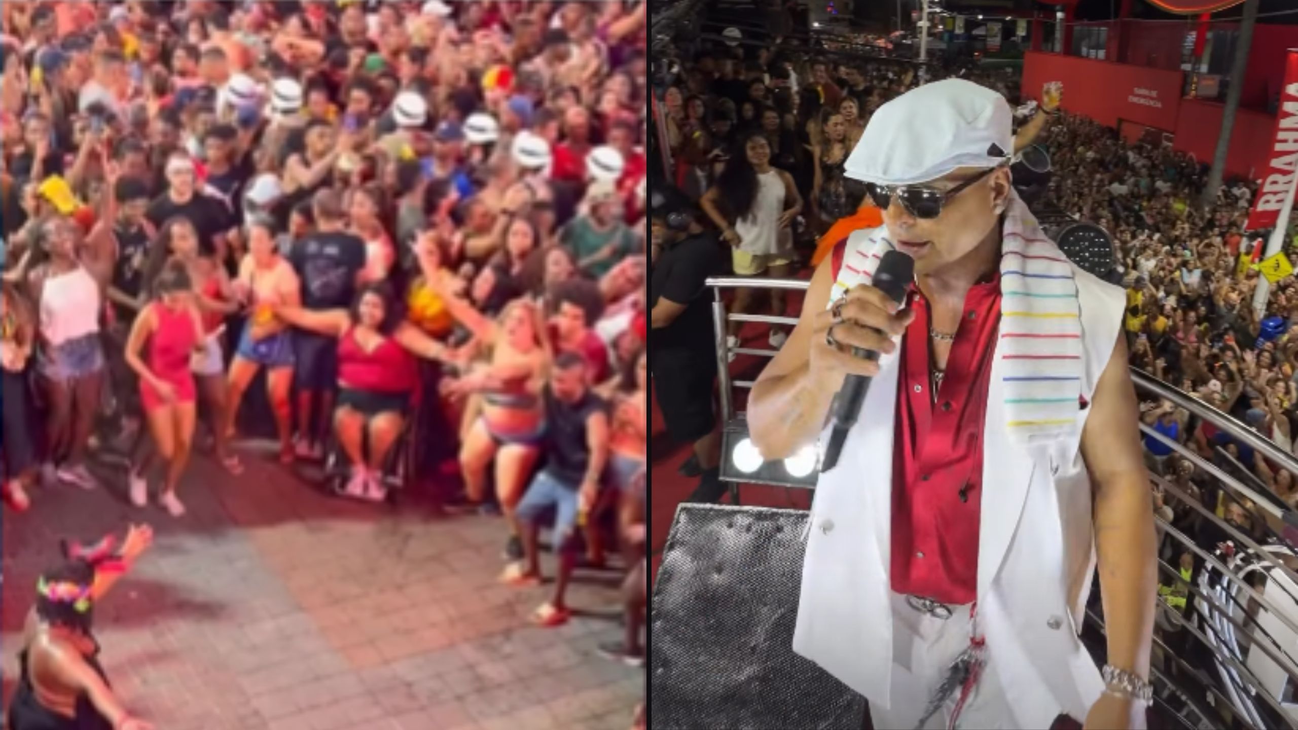 Vídeo: cadeirante cai e é pisoteada durante show de Xanddy em Salvador