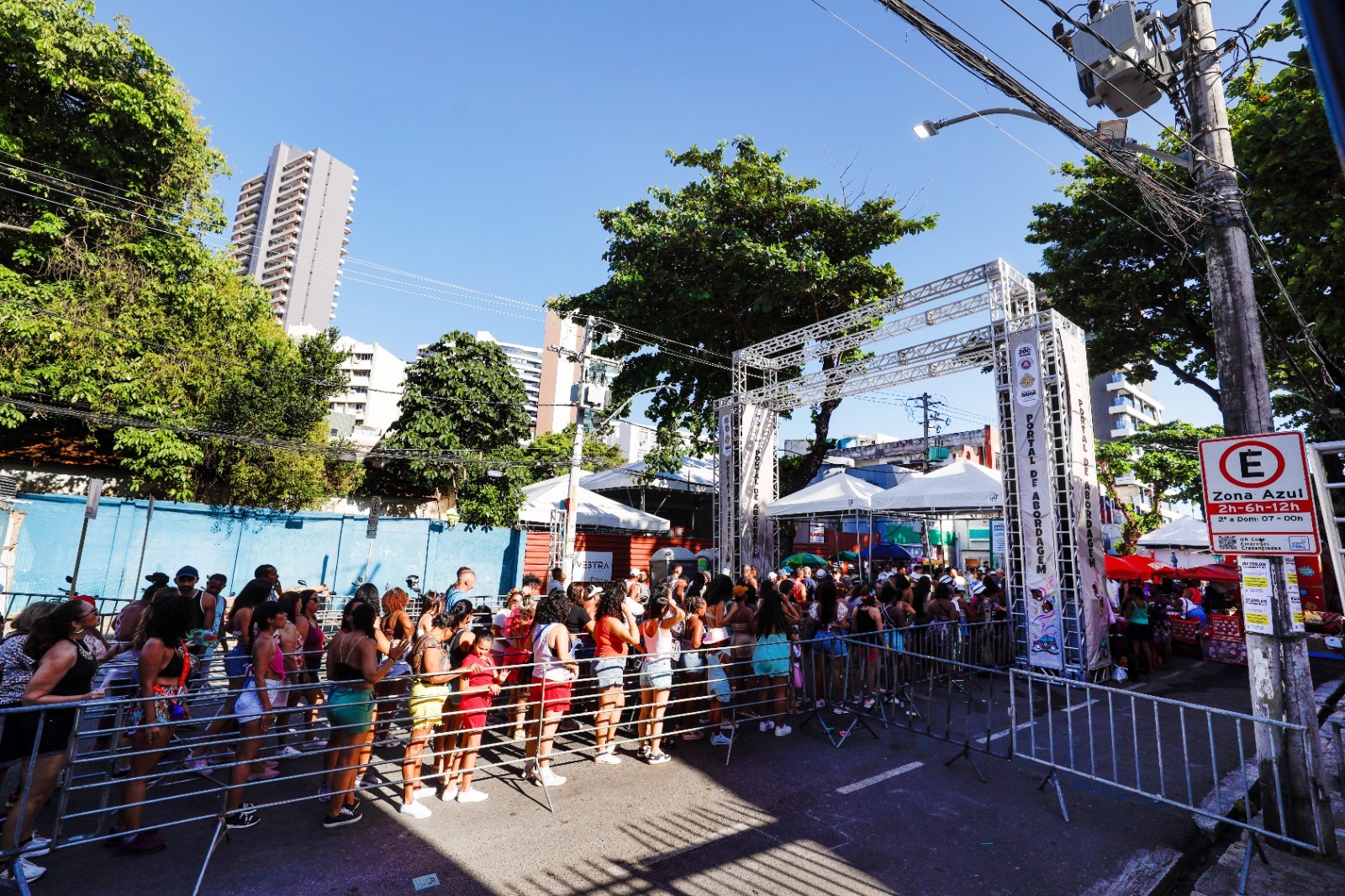 Portais da PM já funcionam como acesso ao Furdunço e reforçam segurança do Carnaval 2026 em Salvador