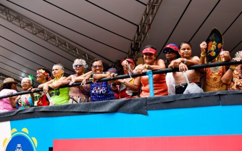 Imagem do post Idosos curtem quinto dia de Carnaval nos Camarotes Acessíveis