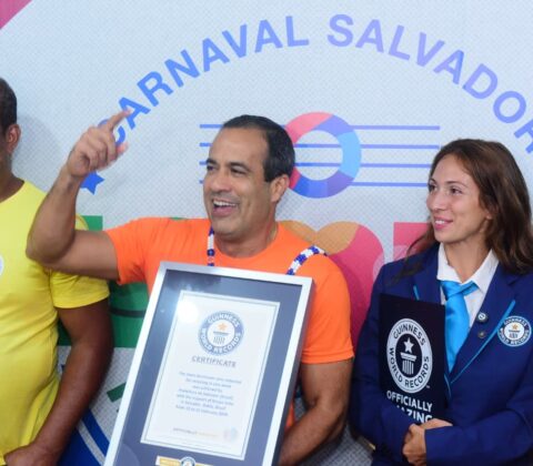Imagem do post Carnaval de Salvador bate recorde mundial de reciclagem de latinhas e entra para o Guinness