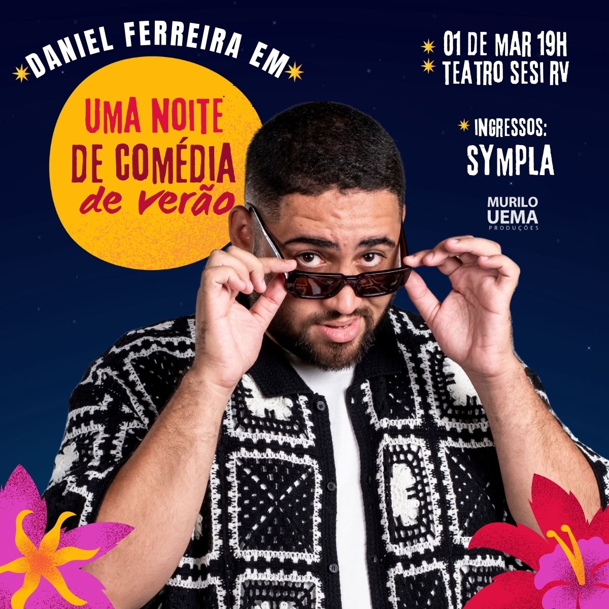 Sucesso de vendas: show de Daniel Ferreira esgota estreia e abre sessão extra em Salvador