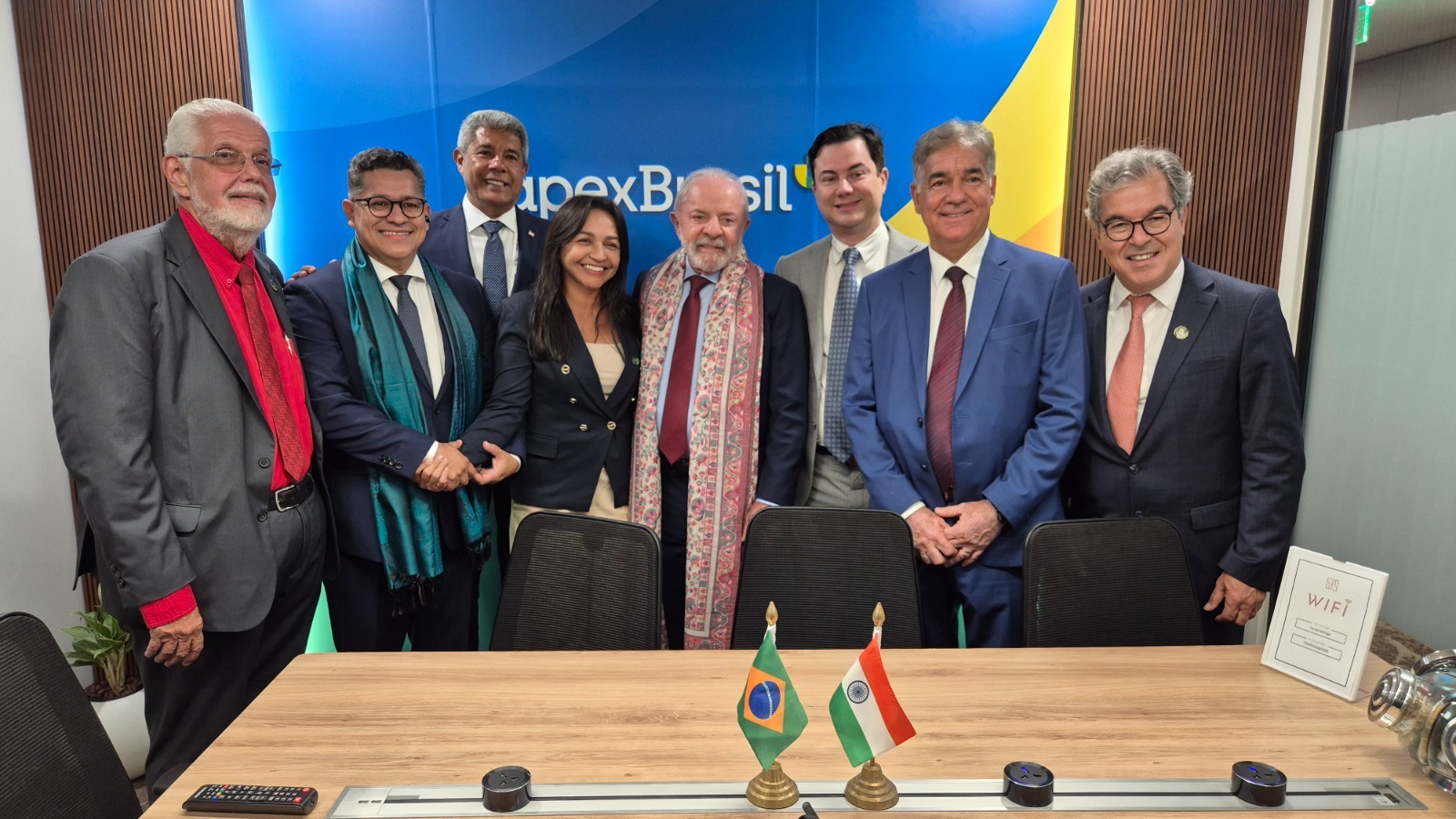 Com Lula, Jerônimo participa da abertura do Escritório ApexBrasil na Índia