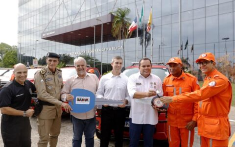 Imagem do post Bahia reforça segurança com viaturas, drones e armamentos em investimento milionário