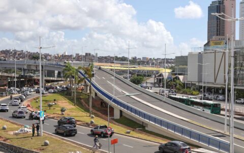 Imagem do post Viaduto José Linhares melhora fluidez e reduz tempo de viagem, diz Transalvador