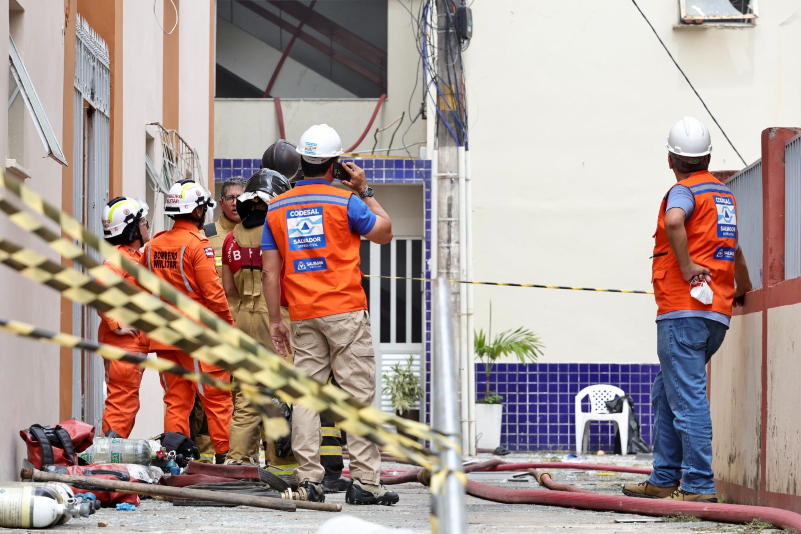 Codesal aguarda liberação dos Bombeiros para avaliar prédio atingido por incêndio no Stiep