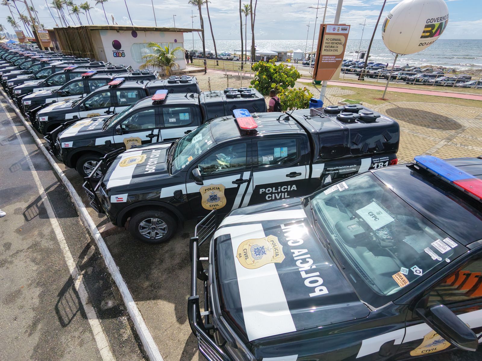 Bahia fortalece forças de segurança com entrega de viaturas, armamentos e novos equipamentos