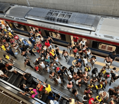Imagem do post Metrô bate recorde e transporta 1,9 milhão de passageiros no Carnaval de Salvador