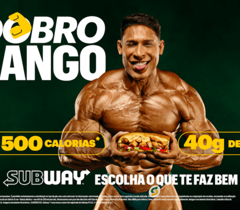 Imagem do post Subway aposta em sanduíches com 40g de proteína e chama Ramon Dino