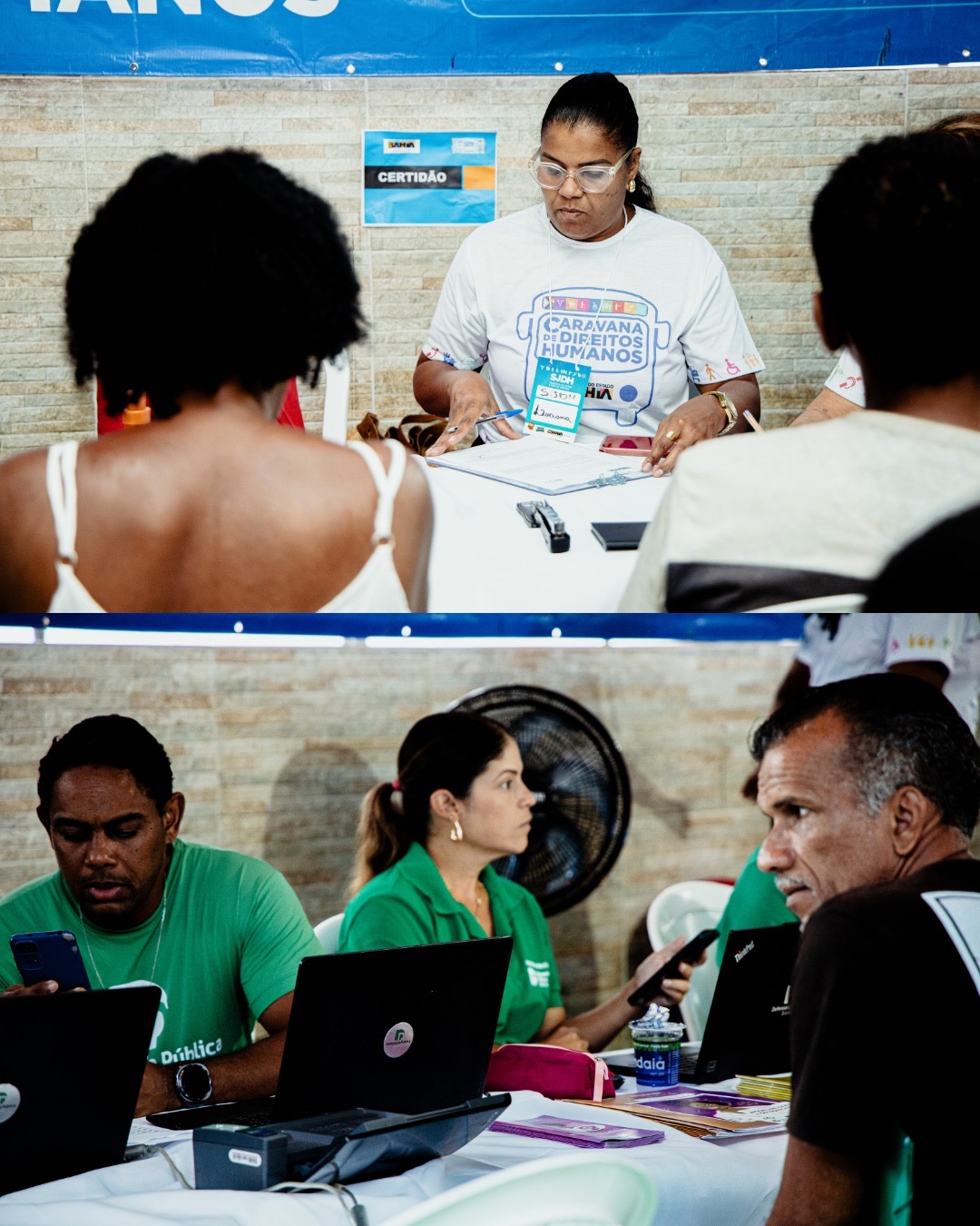 De exames a 2ª via de documentos: Caravana de Direitos Humanos leva serviços essenciais à Feira de São Joaquim