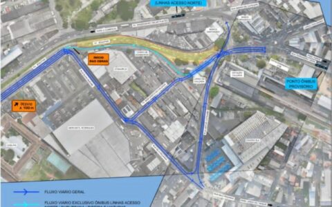 Imagem do post Obras de macrodrenagem e do VLT alteram o trânsito na Calçada