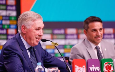 Imagem do post Próximo à Data Fifa, Carlo Ancelotti acompanhará jogo do Santos nesta semana