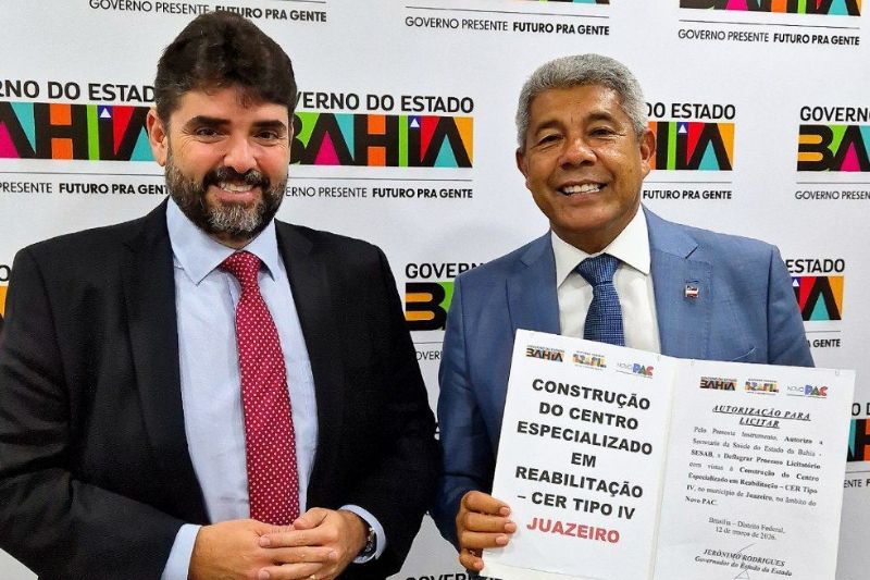 Governo autoriza construção de Centro Especializado em Reabilitação em Juazeiro