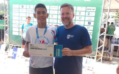 Imagem do post Promessa da natação baiana, Anderson Filho é ouro no Brasileiro e avança para competição internacional