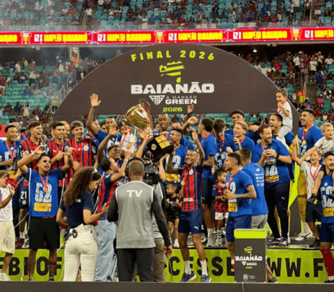 Imagem do post Campeão com virada na Fonte Nova: Bahia sai atrás, mas vence o Vitória com dois de Jean Lucas