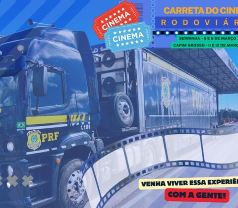 Imagem do post Cinema itinerante da PRF chega à Bahia e terá sessões gratuitas