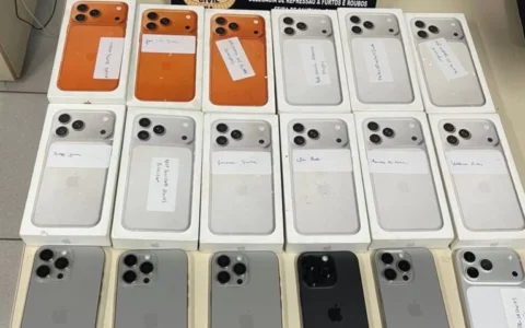 Imagem do post Polícia recupera carga de iPhones avaliada em R$ 200 mil após furto