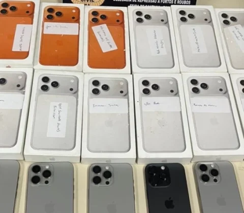 Imagem do post Polícia recupera carga de iPhones avaliada em R$ 200 mil após furto
