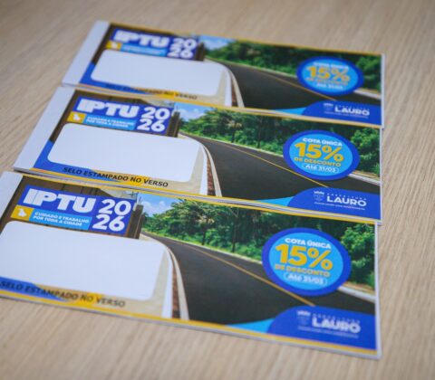 Imagem do post Contribuintes têm até 31 de março para garantir desconto de 15% no IPTU 2026