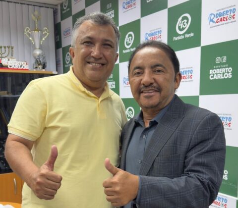 Imagem do post Roberto Carlos recebe prefeito de Remanso e articula novos investimentos para o município