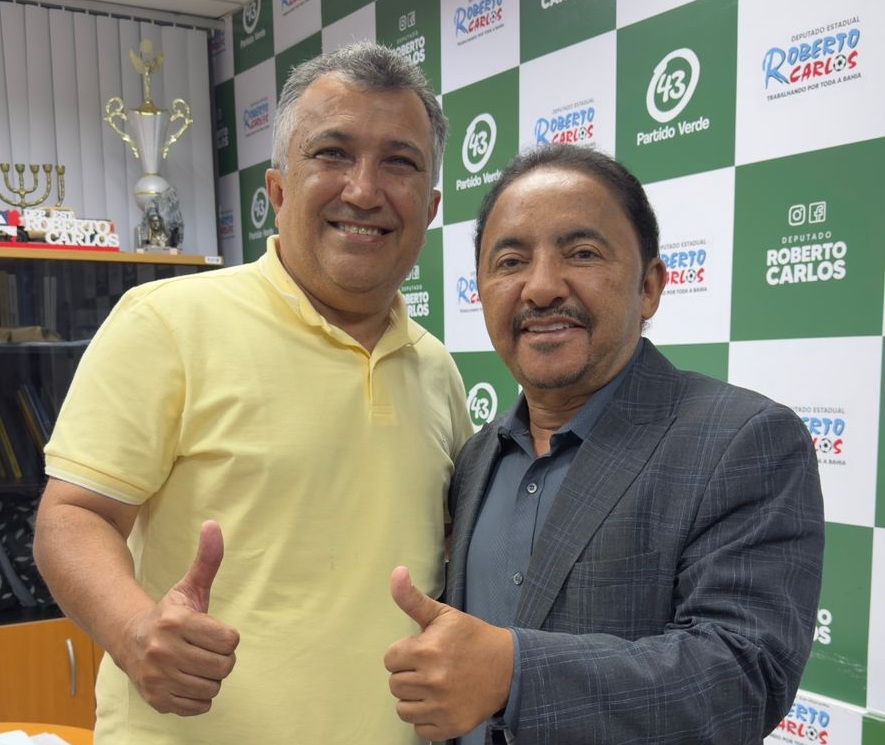 Roberto Carlos recebe prefeito de Remanso e articula novos investimentos para o município