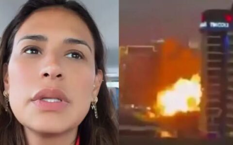 Imagem do post Terror em Dubai! Simone Mendes diz que hotel onde estava foi atingido por míssil