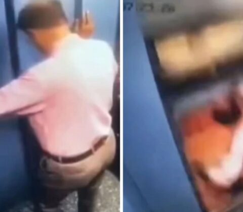 Imagem do post Homem quase é esmagado ao sair do elevador; assista ao vídeo