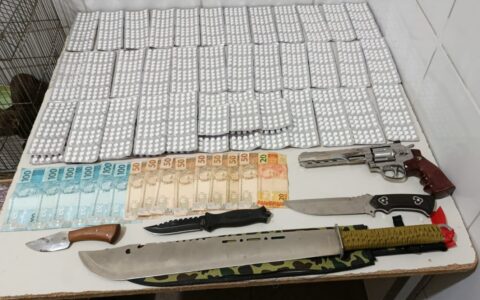 Imagem do post PM prende casal com mais de 168 mil comprimidos de anfetamina