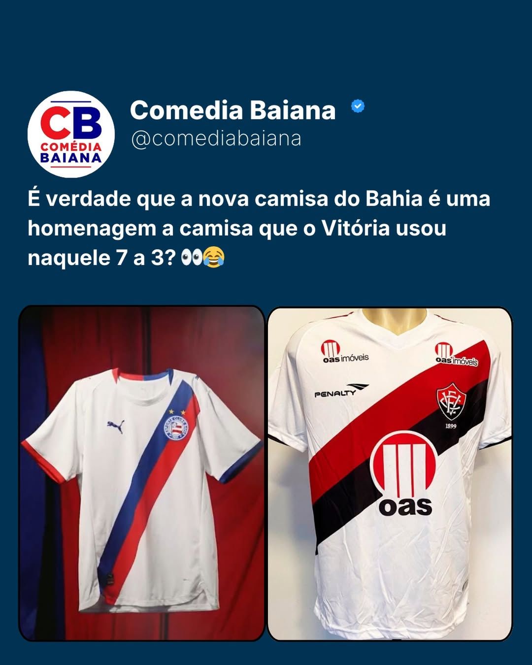 Homenagem ou cópia? Nova camisa do Bahia resgata fantasma do 7×3 de 2013