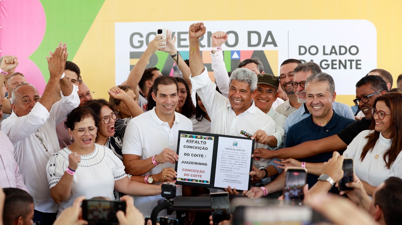 Governador autoriza obras de pavimentação em Conceição do Coité