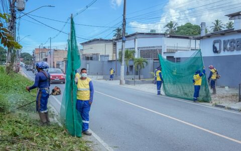 Imagem do post Prefeitura realiza mutirão de limpeza em avenida de Lauro de Freitas