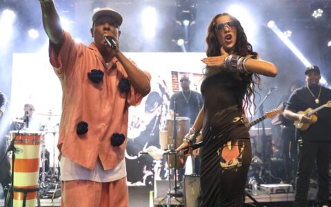 Imagem do post Márcio Victor se apresenta mais um ano no aniversário da cantora Anitta, em São Paulo.